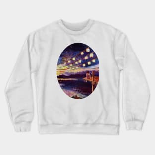 Night fireworks Crewneck Sweatshirt